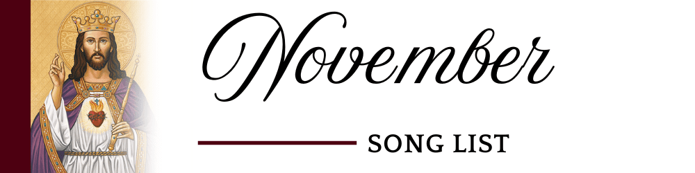 November 2025 Song List