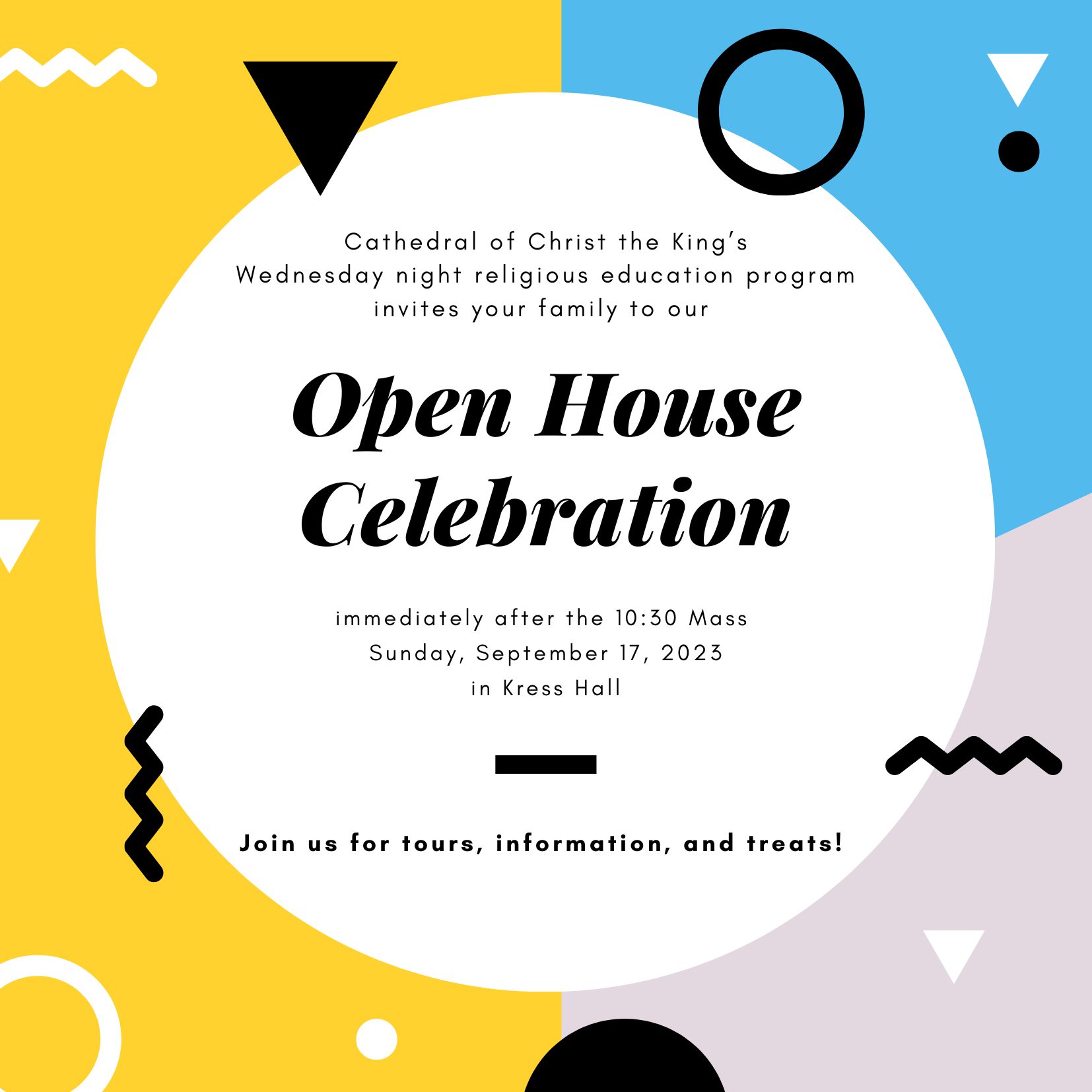 Religious Ed Open House