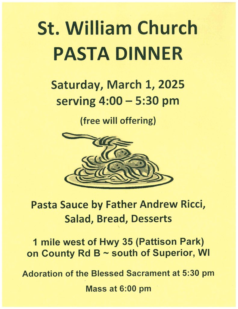 Pasta Dinner Flyer