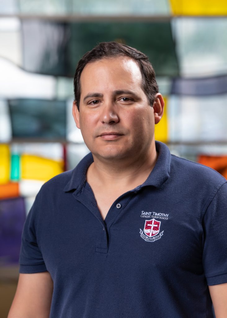 Elieth Benavides: Coordinator of Liturgy, Sacristan