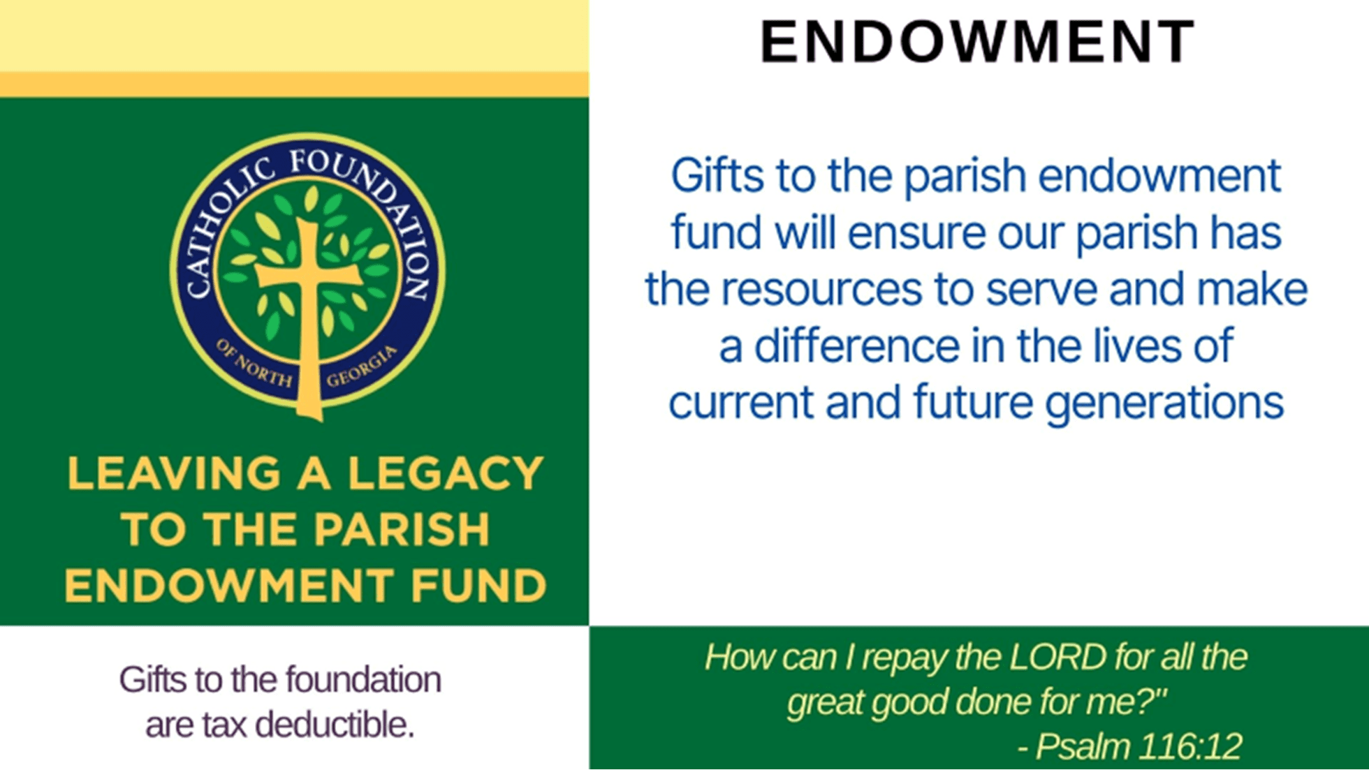 ENDOWMENT SUNDAY