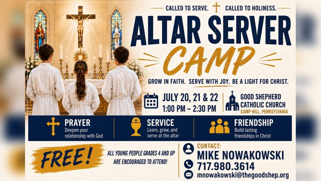 Altar Server Camp