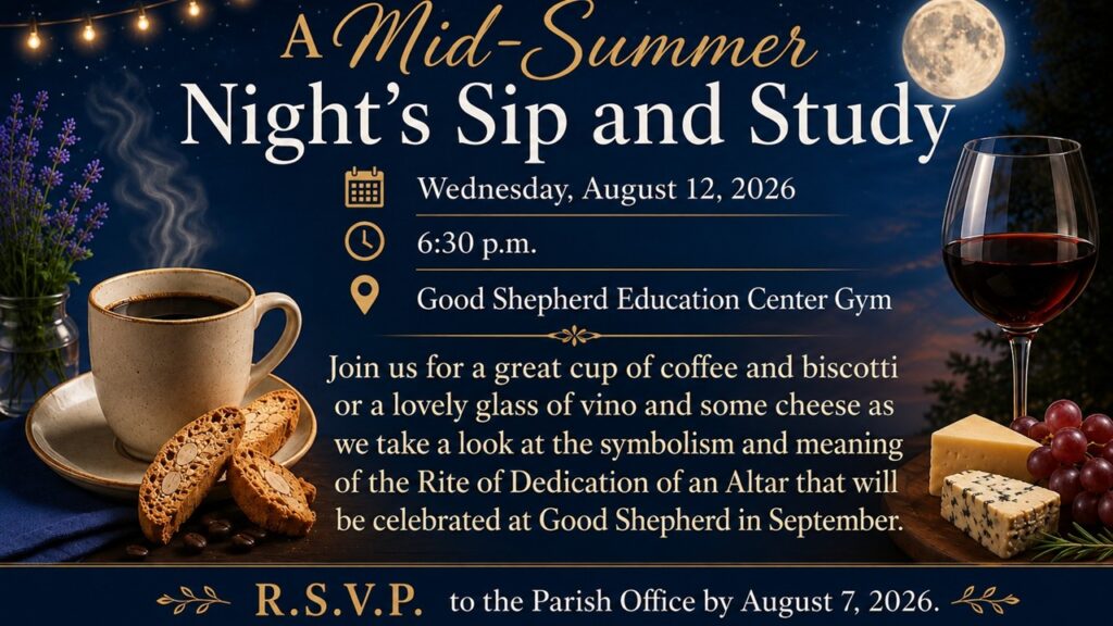 A Mid-Summer Night’s Sip and Study