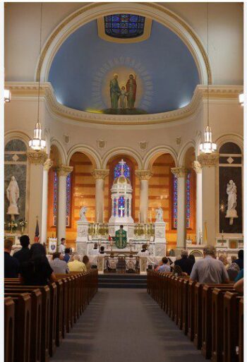 Holy Family Catholic Church in the Review Magazine (local publication)