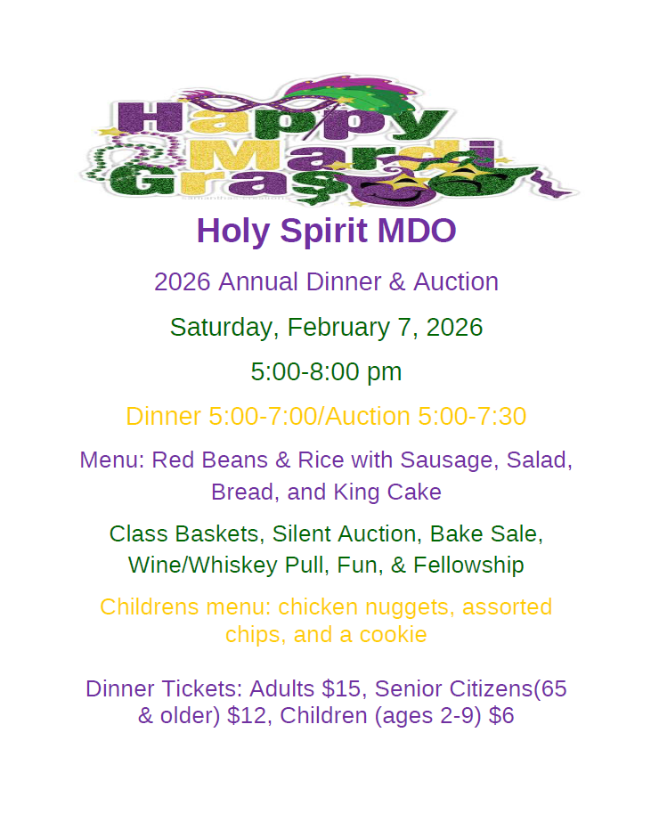 Holy Spirit MDO