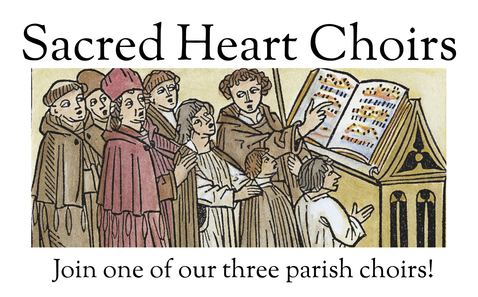 Join one of our three parish choirs!