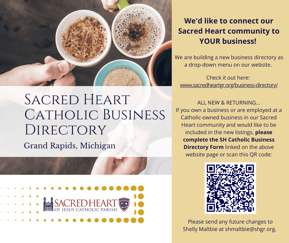 2026 Sacred Heart Catholic Business Directory