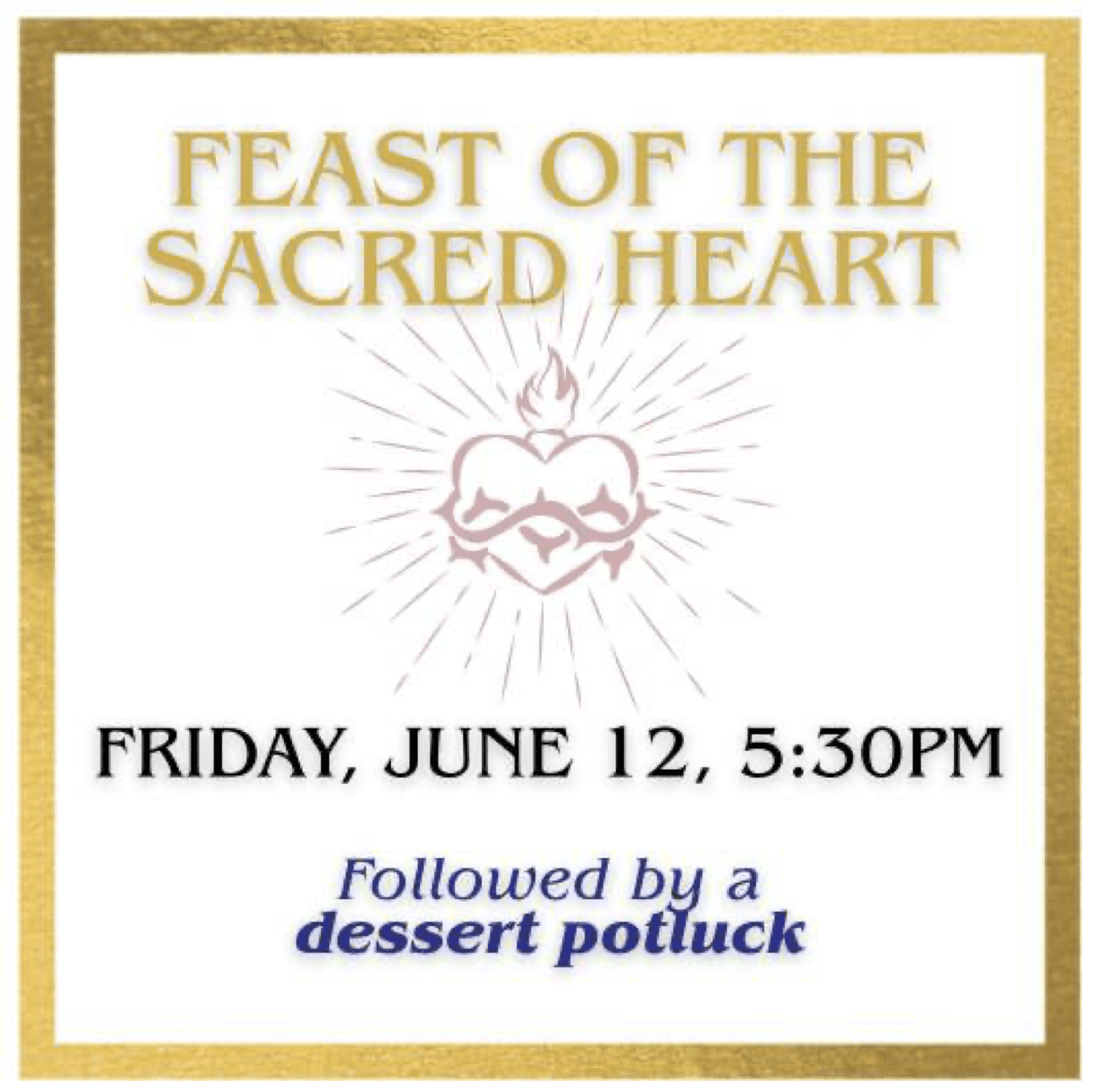 Feast of the Sacred Heart
