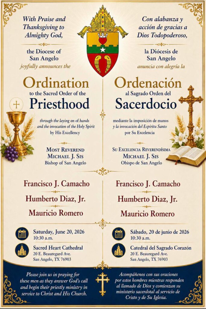 Priestly Ordinations June 20, 2026