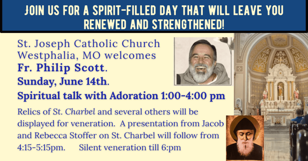 Fr. Philip Scott (June 14: 1-4pm)