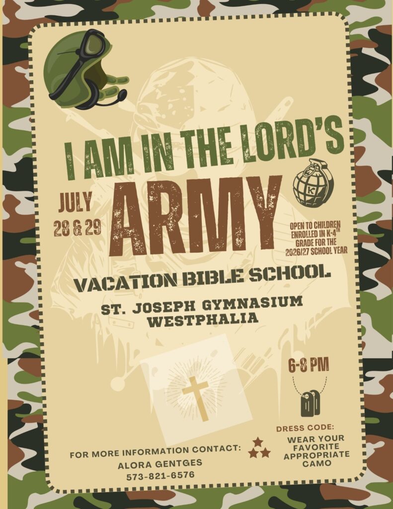 Vacation Bible School (July 28 & 29)
