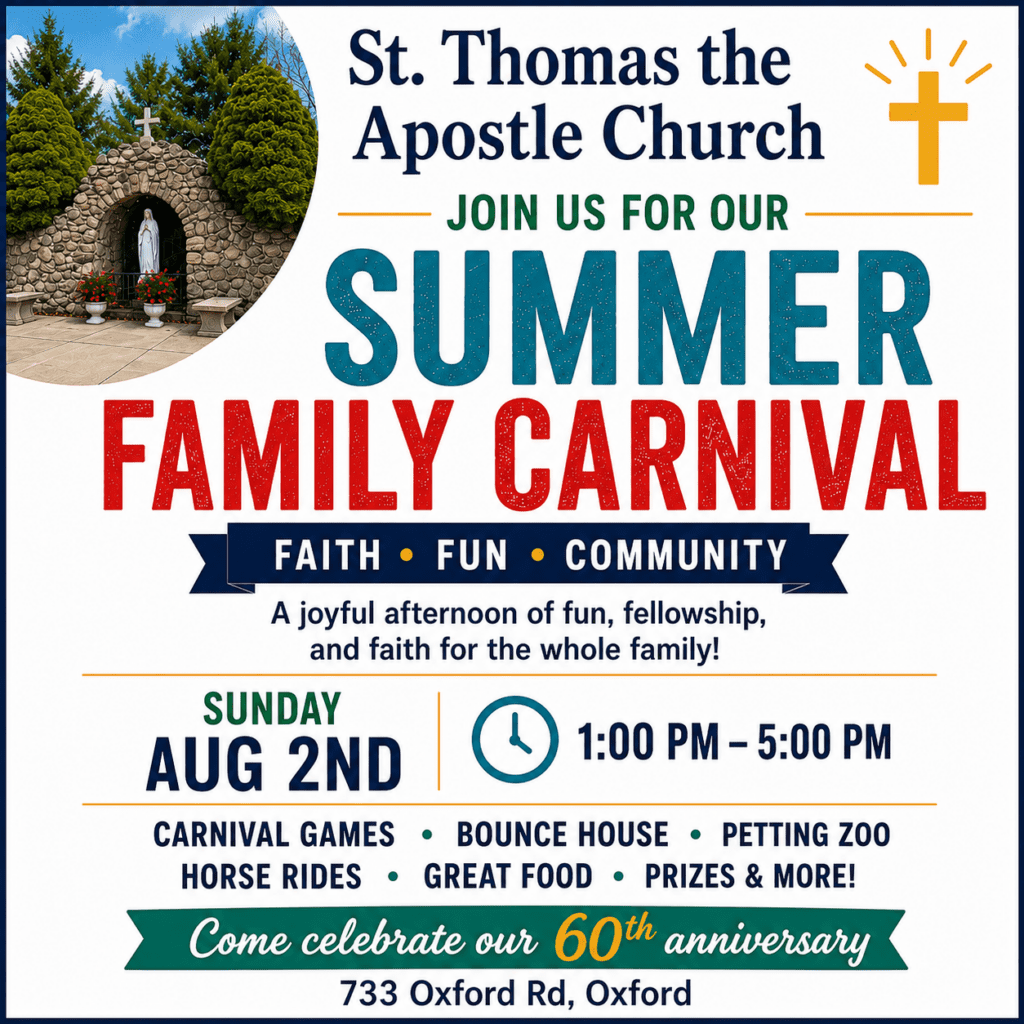 St. Thomas the Apostle 60th Anniversary CARNIVAL!